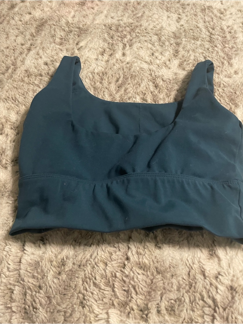 Women's Dark Teal Sports Bra - Supportive Comfort